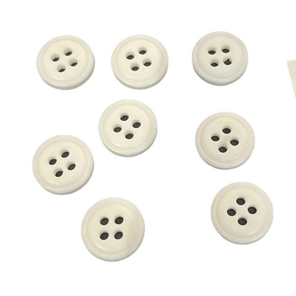 8 Calvin Klein Replacement Logo Buttons from Womens SS Chambray Button Top READ - Picture 3 of 4